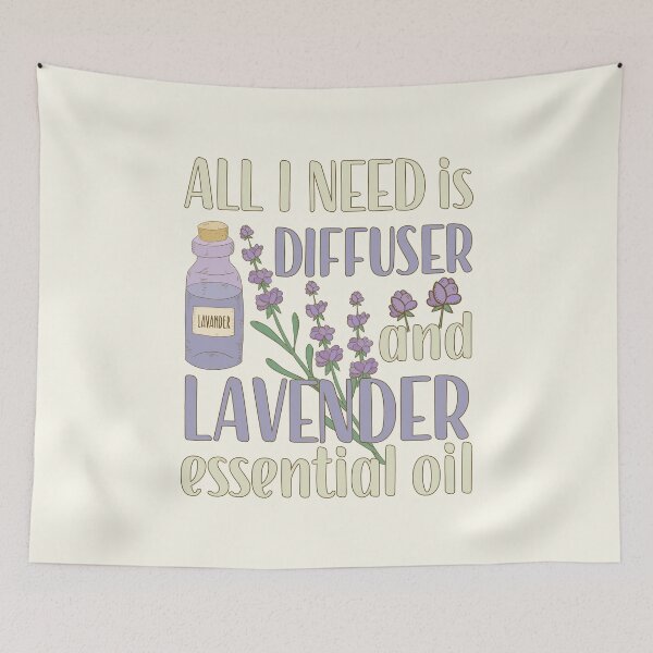 Item preview, All I Need is Lavender Essential Oil designed and sold by GrimButterfly.