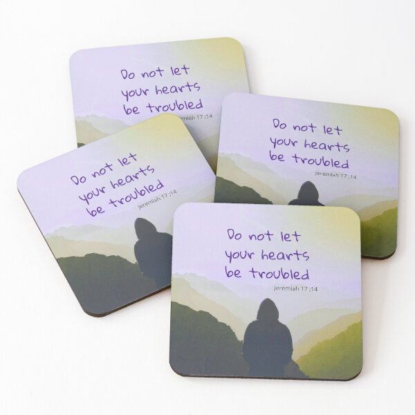 Item preview, Jeremiah 17:14 do let your hearts be troubled no fear no worry designed and sold by whitedove457.