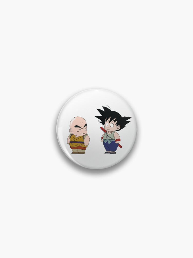 Young Goku And Krilin Pin By Wanderer Redbubble