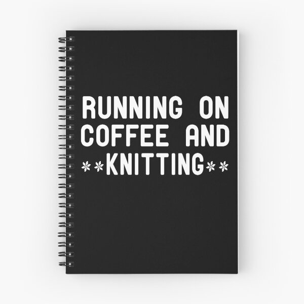 Item preview, Running On Coffee And Knitting designed and sold by ZAstore.
