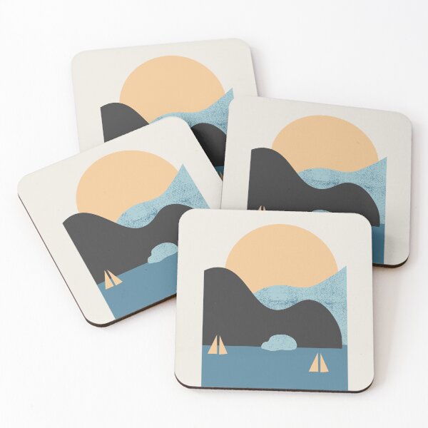 Item preview, Abstract Beach Sunset Scene designed and sold by Enid Guinn.
