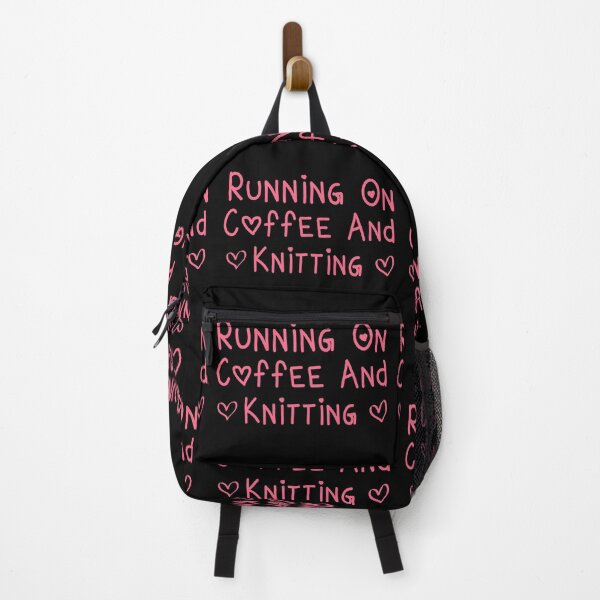 Item preview, Running On Coffee And Knitting designed and sold by ZAstore.