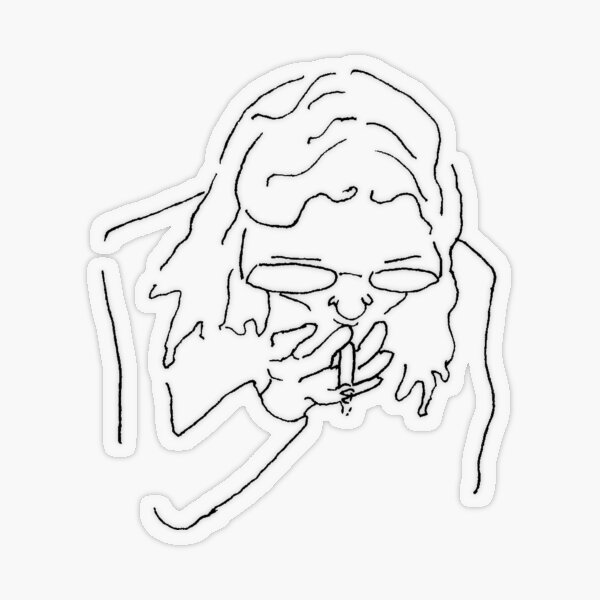 Smoking Transparent Sticker