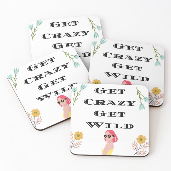 Item preview, Get Crazy Get Wild designed and sold by AGDesignstore.