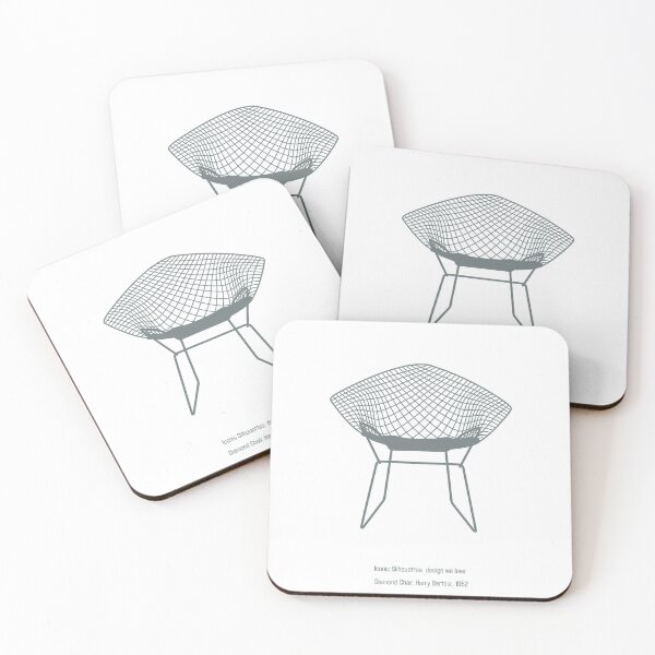 Item preview, Iconic Silhouettes. Design We Love - Diamond Chair, Harry Bertoia - Gray designed and sold by STYLE + EXPRESSION.