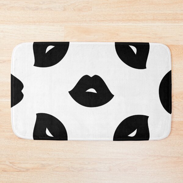 Item preview, Black Lips Pattern designed and sold by artworkbyrihen.