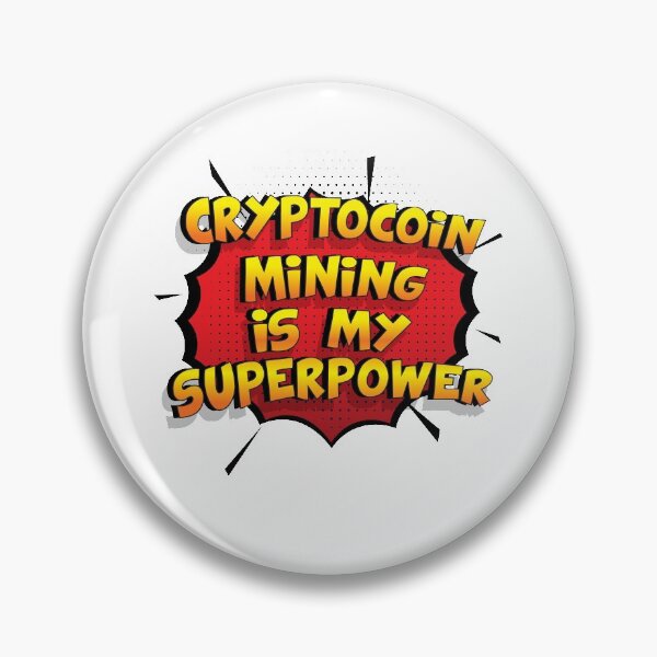 Item preview, Cryptocoin Mining is my Superpower Funny Design Cryptocoin Mining Gift designed and sold by Custom365.