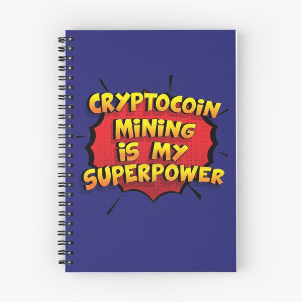 Item preview, Cryptocoin Mining is my Superpower Funny Design Cryptocoin Mining Gift designed and sold by Custom365.