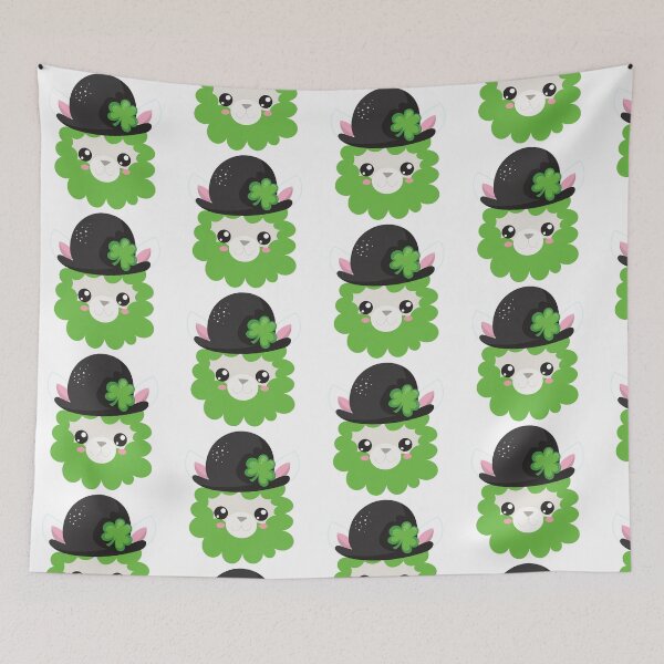 Item preview, Green Llama Leprechaun Hat St Patrick`s Day designed and sold by raliceyoga.