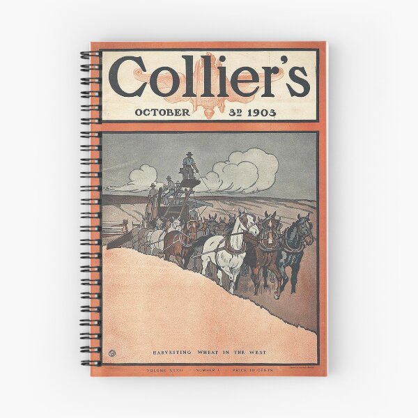 Item preview, COLLIERs - Harvesting Wheat In The West  designed and sold by art-lovers.