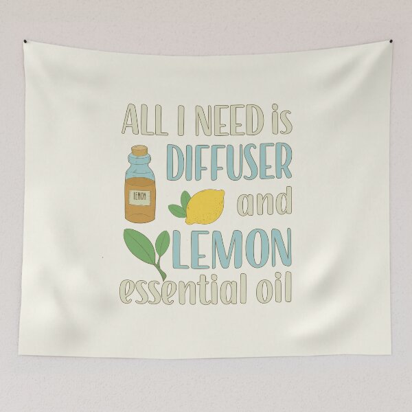 Item preview, All I Need is Lemon Essential Oil designed and sold by GrimButterfly.