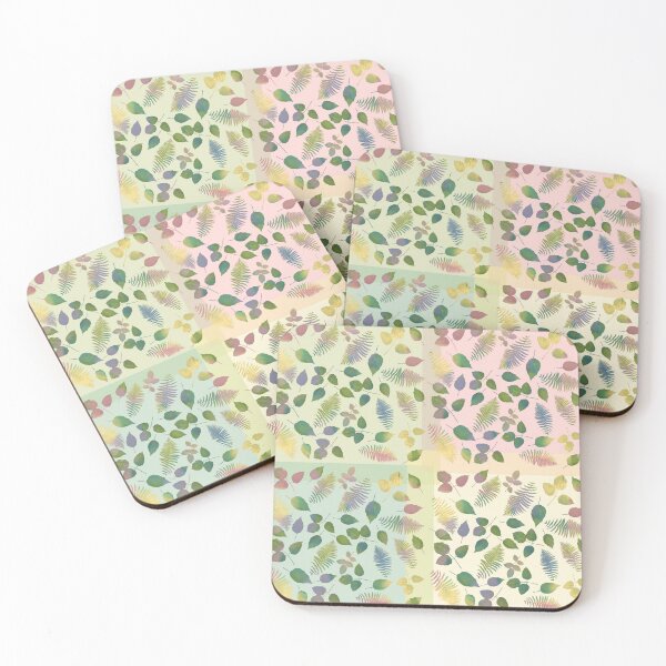 Item preview, Colorful watercolor leaves arrangement for background designed and sold by svetlanna.