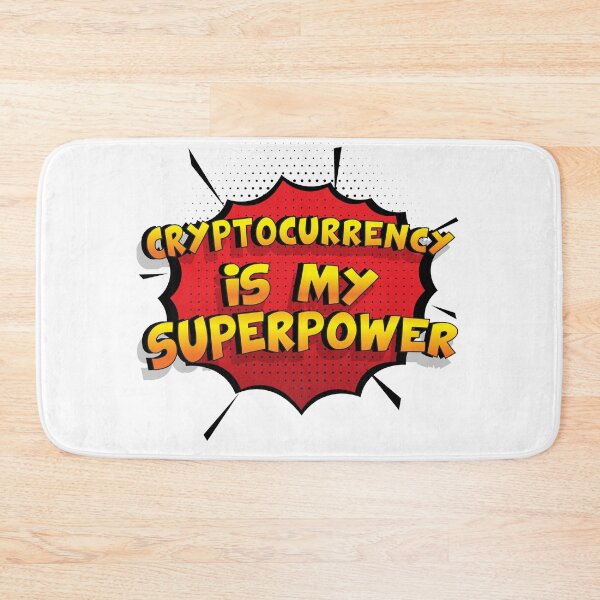 Item preview, Cryptocurrency is my Superpower Funny Design Cryptocurrency Gift designed and sold by Custom365.