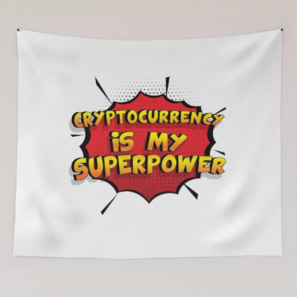 Item preview, Cryptocurrency is my Superpower Funny Design Cryptocurrency Gift designed and sold by Custom365.