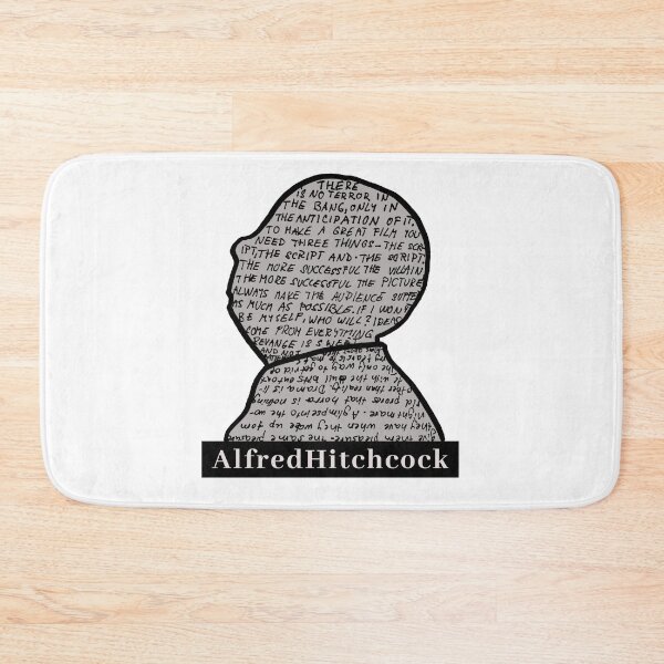 Item preview, Alfred Hitchcock in grey designed and sold by NinaBetterNot.