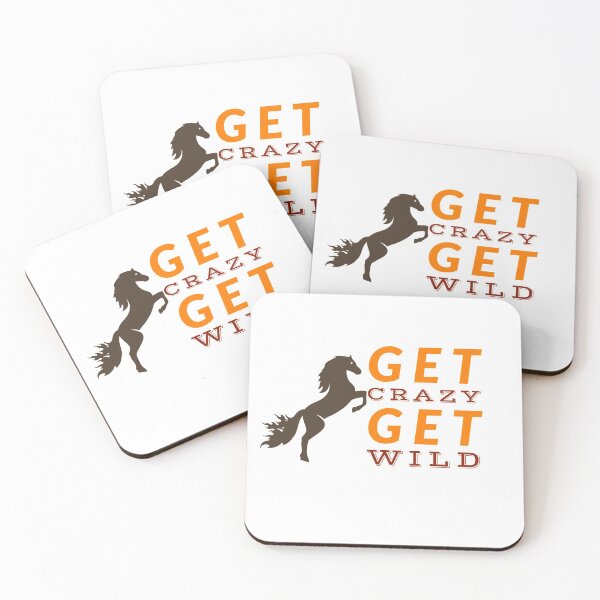 Item preview, Get Crazy Get Wild designed and sold by Doodlehub.