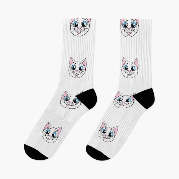 Item preview, White cat designed and sold by BobaPuma.