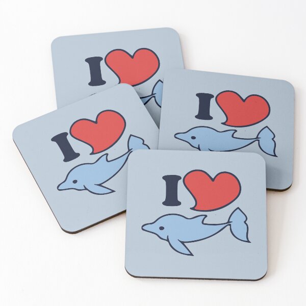 Item preview, I love dolphins designed and sold by FrictionMaxxing.