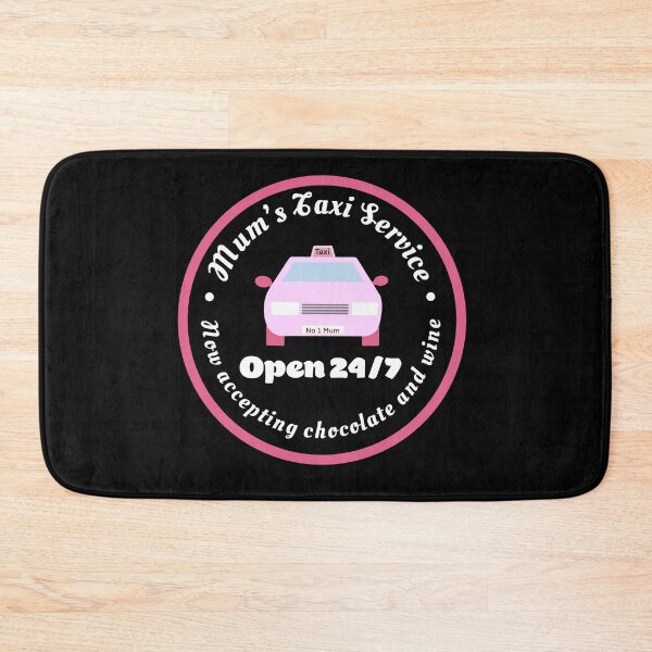 Item preview, Mum’s Taxi Service in pink designed and sold by Funful.