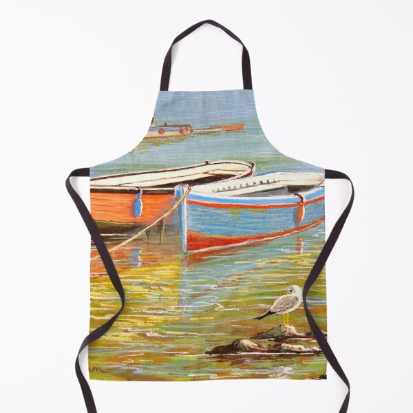 Item preview, Blue and Orange Boats designed and sold by William Holkham.