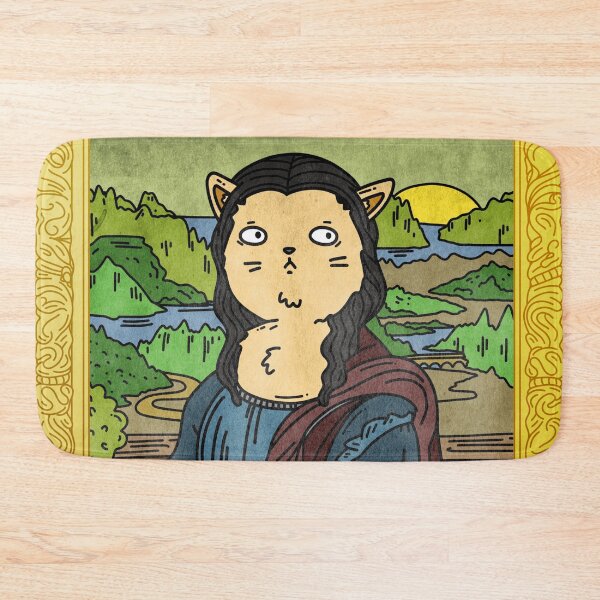 Item preview, Artsy and Fabulous - Mona lisa by Leonardo Da Vinci - Illustration pun designed and sold by KauzSL.