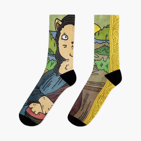 Item preview, Artsy and Fabulous - Mona lisa by Leonardo Da Vinci - Illustration pun designed and sold by KauzSL.