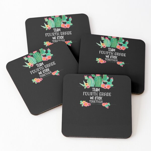 Item preview, Team Fourth Grade We Stick Together - Cute Cactus Watercolor Background designed and sold by Run to Creations.