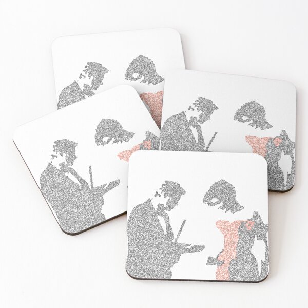 Item preview, Pretty woman scene made up of small curved shapes designed and sold by AmoebaLine.