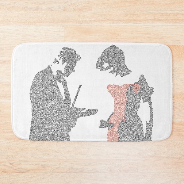 Item preview, Pretty woman scene made up of small curved shapes designed and sold by AmoebaLine.