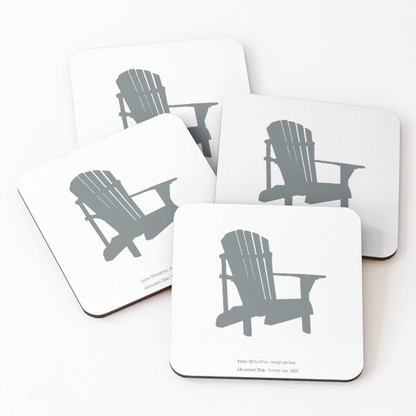 Item preview, Iconic Silhouettes. Design We Love - Adirondack Chair, Thomas Lee - Gray designed and sold by STYLE + EXPRESSION.