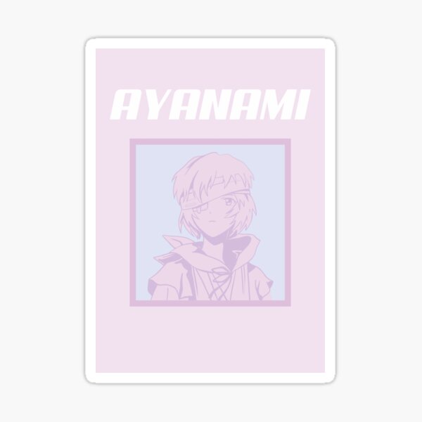 anime girl rose ayanami Sticker