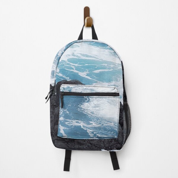 Item preview, Waves Crashing On Rocks designed and sold by color-garden.