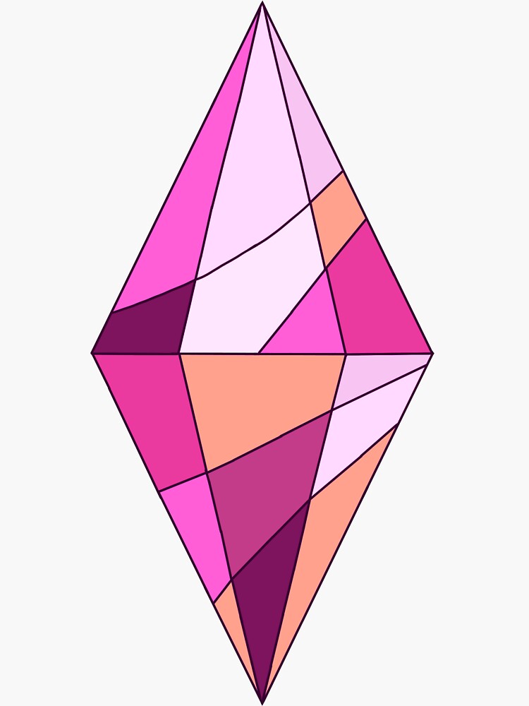 Pink Plumbob Sticker For Sale By Meegaann99 Redbubble