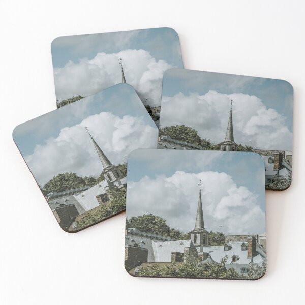 Item preview, A Steeple in Clouds designed and sold by Valerie Rosen Photography.