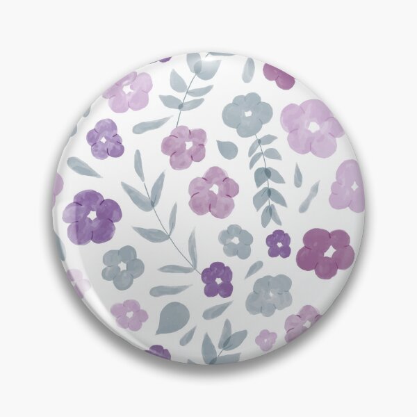 Item preview, Cotton watercolour flowers and branches designed and sold by ThreeDotsDesign.
