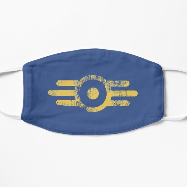 Worn Classic Vault Tec Logo Mask