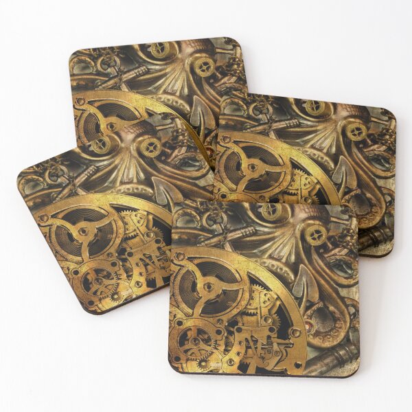 Item preview, Time counter. Clockwork and octopus steampunk designed and sold by CatCoconut-Art.