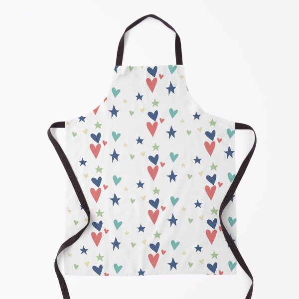 Item preview, Blue and Red Hearts and Stars Pattern designed and sold by SamuraiKate.