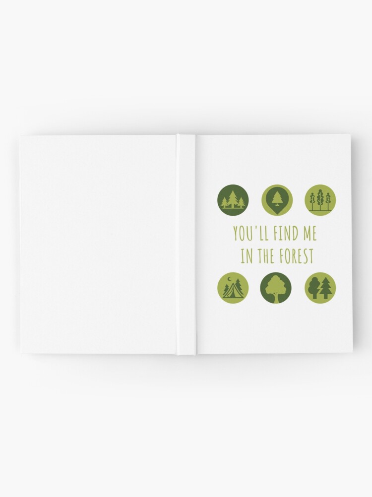 Alternate view of You'll Find Me in the Forest Collection Hardcover Journal