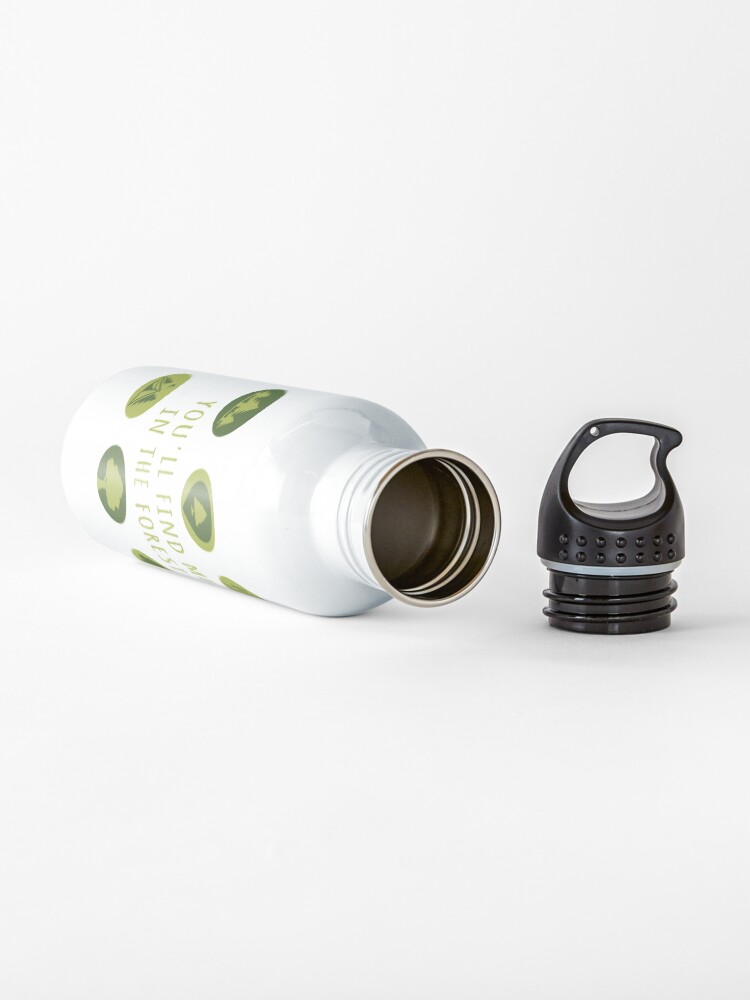 Alternate view of You'll Find Me in the Forest Collection Water Bottle