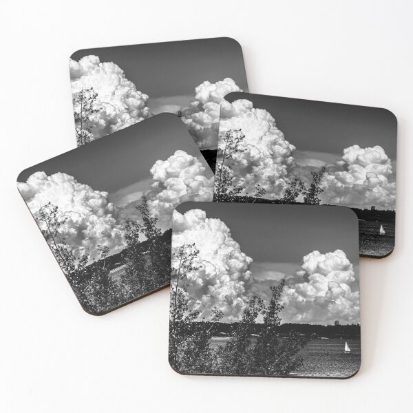 Item preview, Storm clouds in black and white designed and sold by CanadianWild418.