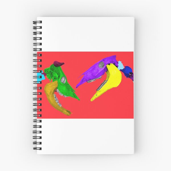 Item preview, Cow and Horse Friends - Red Background designed and sold by uberanatomy.