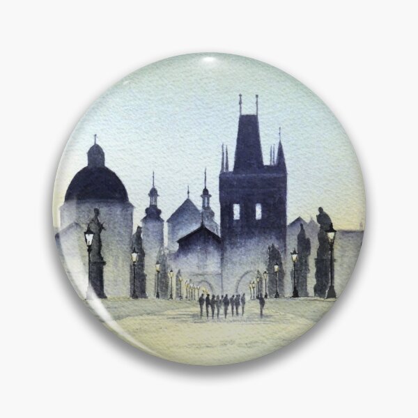 Item preview, Romantic Evening - Charles Bridge Prague designed and sold by William Holkham.