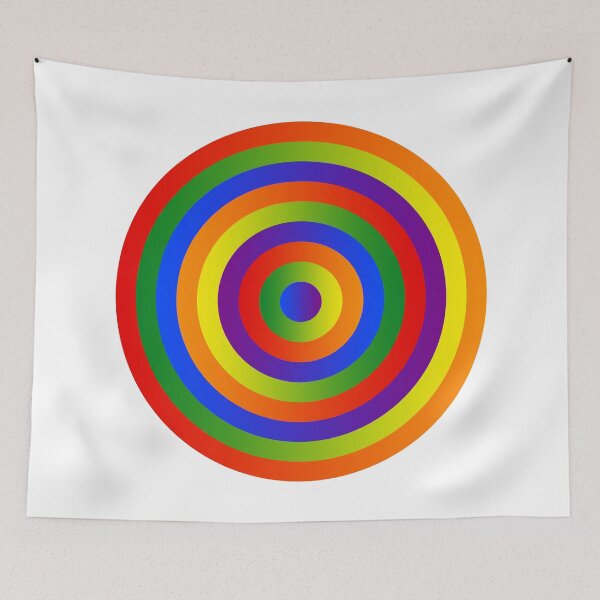 Item preview, Gay Pride Rainbow Flag, Circled and Endless designed and sold by InVisibleColors.