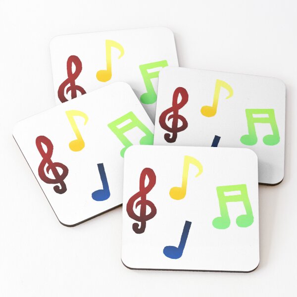 Item preview, Colorful Ombre Music Notes Multipack (4pcs) designed and sold by BoldNFresh.