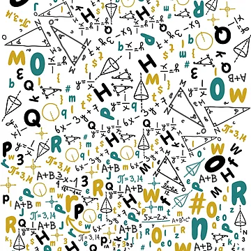 Artwork thumbnail, Math lovers simple design by Ribsa