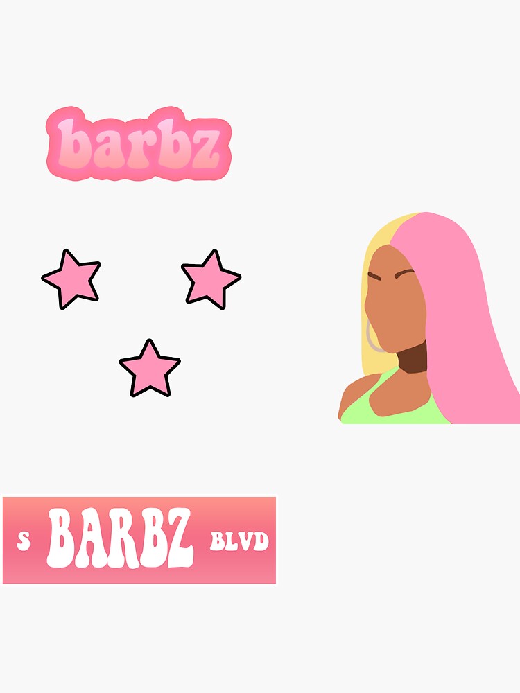 Barbz Pack Sticker For Sale By Juliavii Redbubble