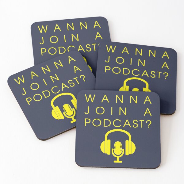Item preview, Wanna Join A Podcast? | Yellow designed and sold by ZMorrisDesigns.