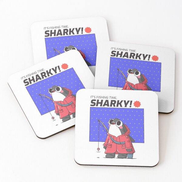 Item preview, It's Fishing Time Sharky - Great Shark designed and sold by Borislav Shekerdzhiyski.