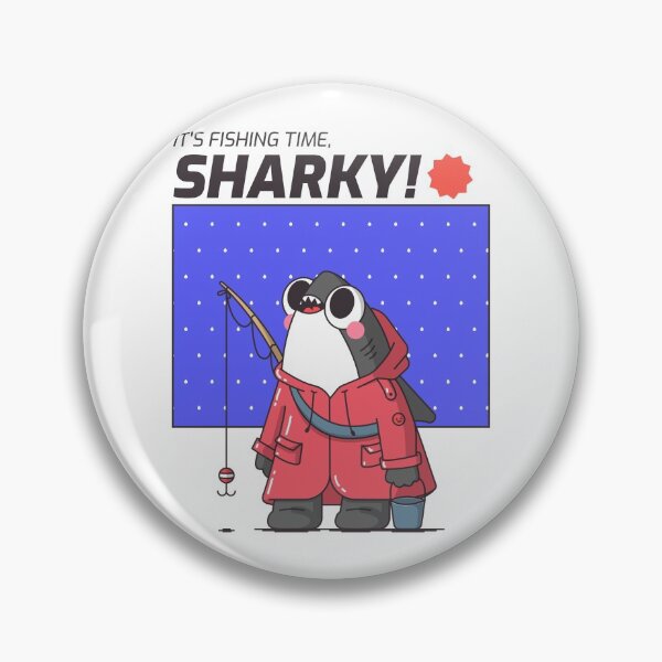 Item preview, It's Fishing Time Sharky - Great Shark designed and sold by Borislav Shekerdzhiyski.